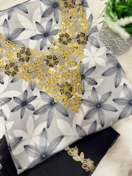 مخور حرير إندونيسي أسود