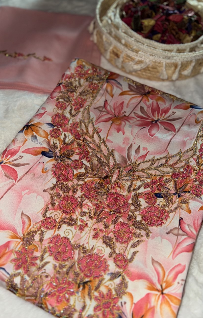 مخور إندونيسي حرير زهري